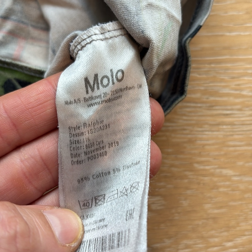 VGUC Molo Ralphie Tee in Rainbow Cars Sz 6 - Picture 5 of 7